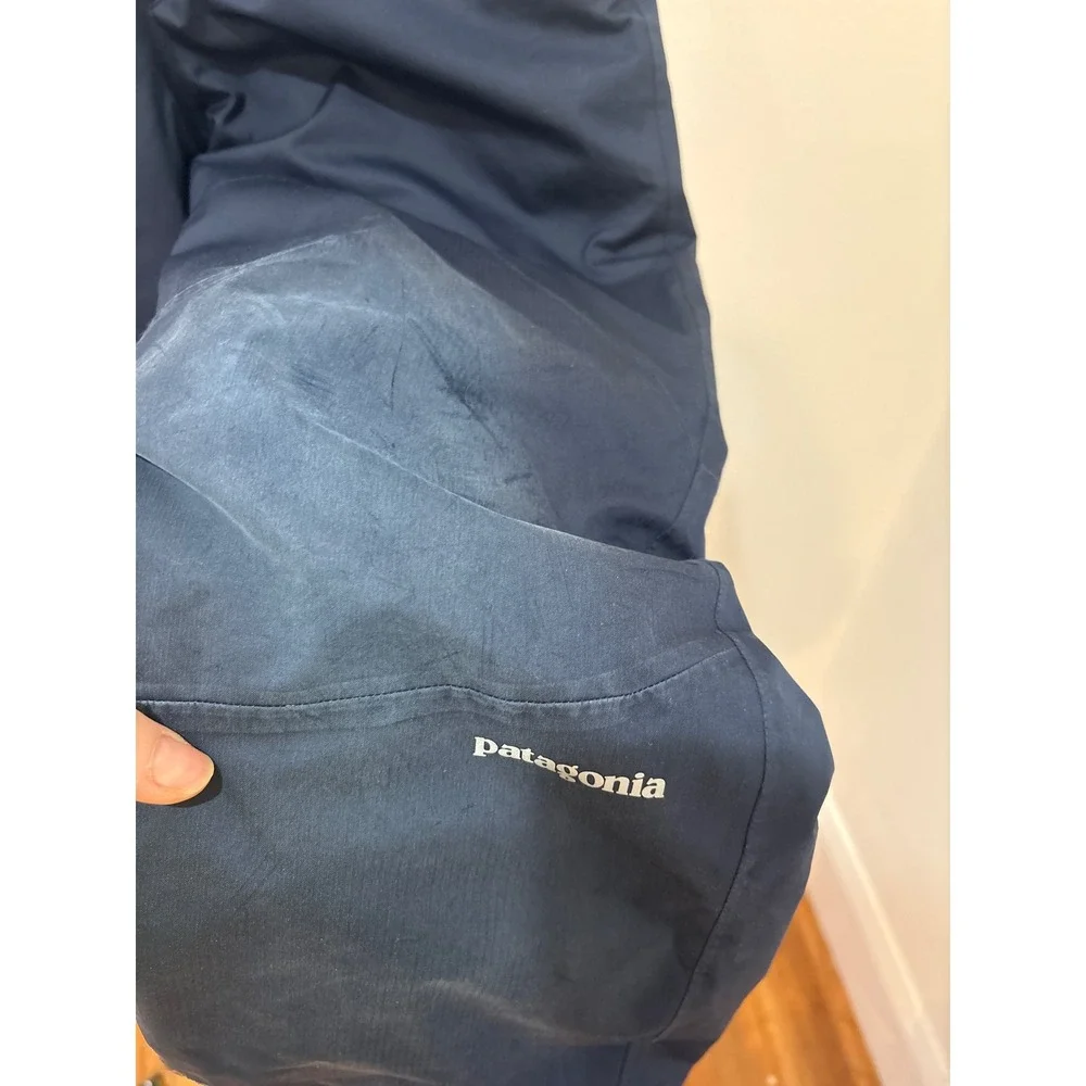 Patagonia Kids Navy Blue H2No Insulated Snow Pants Size Medium 10 Ski‎ Snowboard